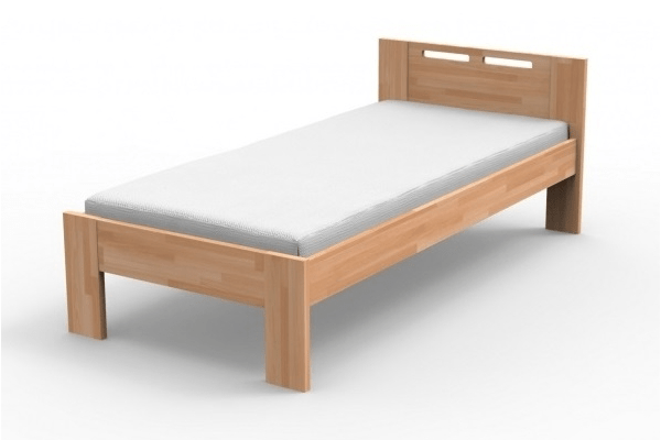 Jednolôžková posteľ Nela (masív buk)